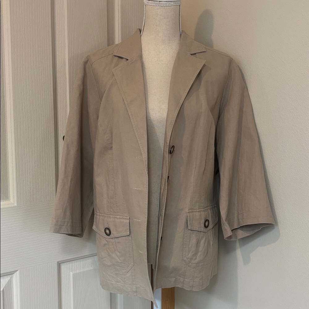 EUC Lane Bryant Beige Blazer